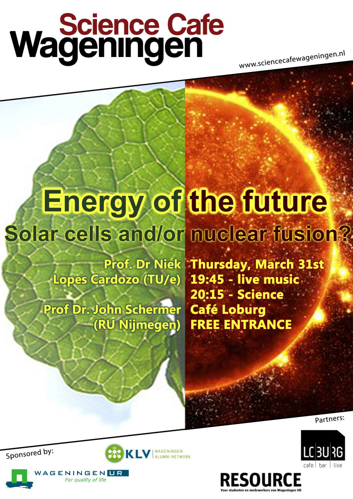 Energy Of The Future Science Cafe Wageningen